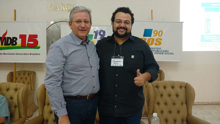 Chapa "Renovar: mudar para progredir" é lançada com João Carlos dos Santos e Cassiano Pelegrini